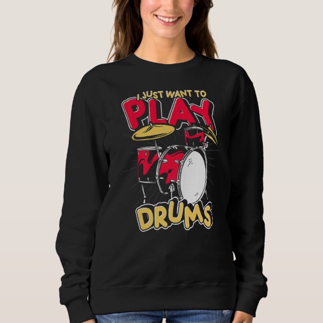Camiseta Drummer Musical Drummer Tambores Musicais (Frente)