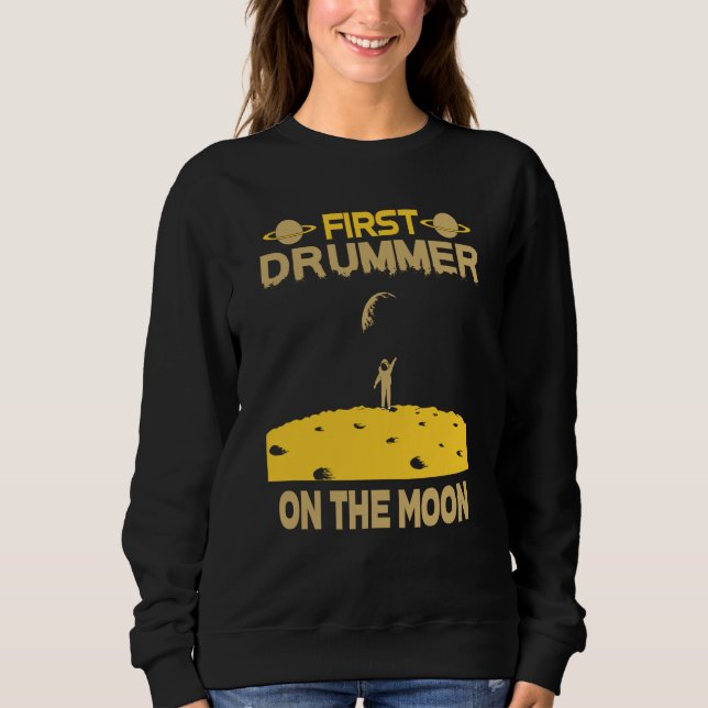 Camiseta Drummer On The Moon (Frente)