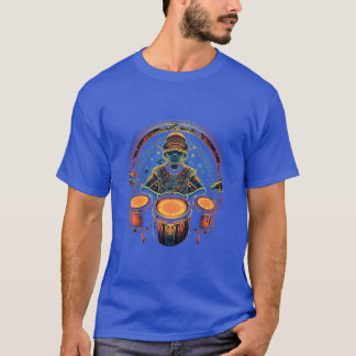 Camiseta Drummer Percussionist Drums Player Drumming Band v