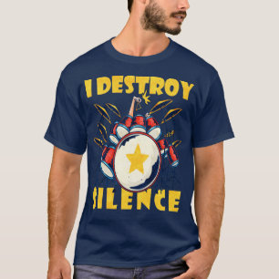 Camiseta Drummer Percussionista Drum Percussion Músico I