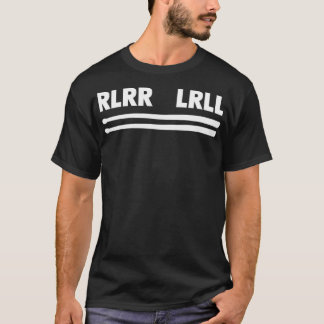 Camiseta Drummer RLRRLRLL de Paradiddle de Tambores