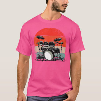 Camiseta Drummer Shirt Drums Drum Player Kit de Tambor