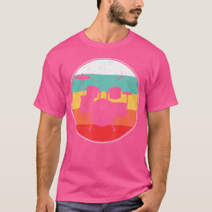 Camiseta Drummer Shirt Men Percussion Lover Dift Drum Kit