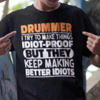 Drummer Tento Fazer As Coisas Engraçadas Dizendo D