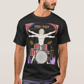 Camiseta Drummer Vitruviano Personalizado