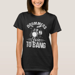Camiseta Drummers Adoram Bang Drummers Gif