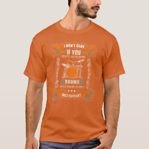 Camiseta Drummers Drum Musical Instruments Music Banda