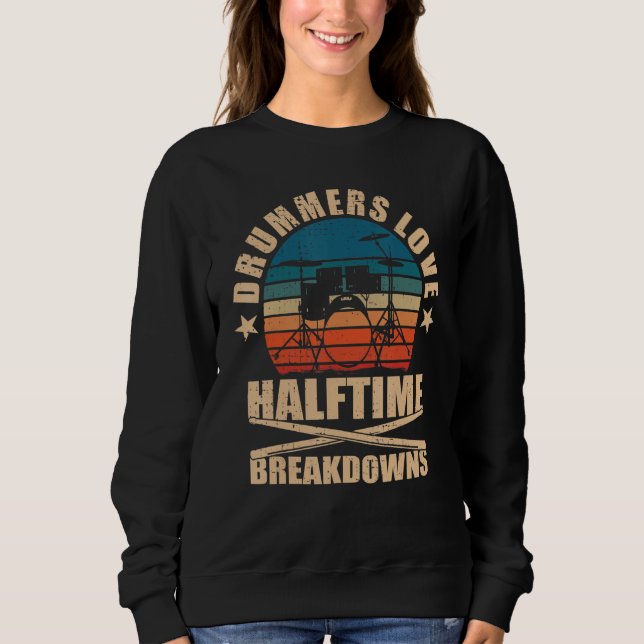 Camiseta Drummers Love Halftime Breakdowns Drums (Frente)