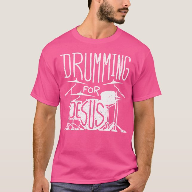 Camiseta Drumming For Jesus (Frente)