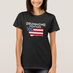 Camiseta Drummond Montana EUA Estado América Viagem Montana