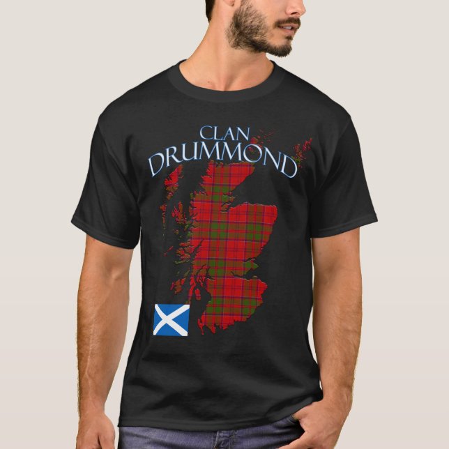 Camiseta Drummond Scottish Clan Tartan Scotland (Frente)