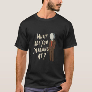 Camiseta Drummsticks Snare Drum para um Drummer