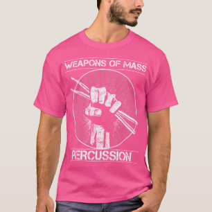 Camiseta Drumômetros Armas De Percussão Em Massa Tambor Sti