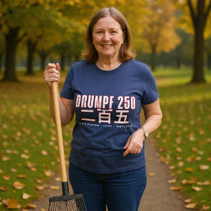 Camiseta Drumpf 250 二百五 : Pessoa Estúpida Idiota Simplório