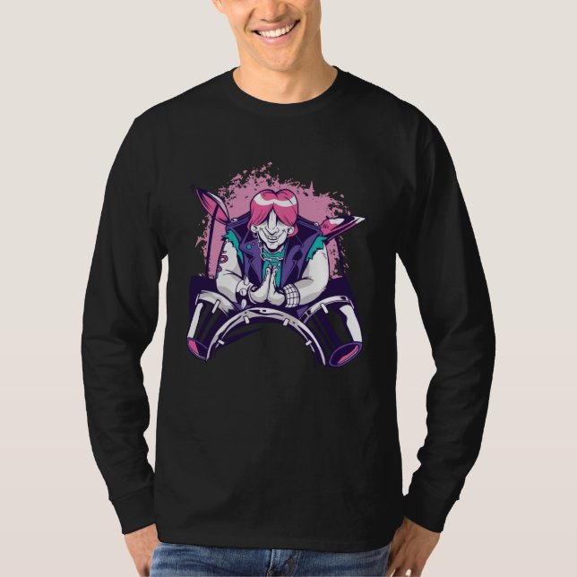 Camiseta Drums Drummer Music Musician (Frente)