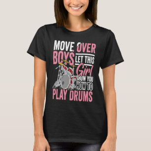 Camiseta Drumset de Cota do Drummer do Roupa do Jogador de