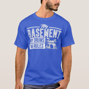 Camiseta Drumset Drum Músico Musical Drummer