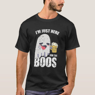 Camiseta Drunk Ghost Drinking Beer Boo Costume Funny Hallow