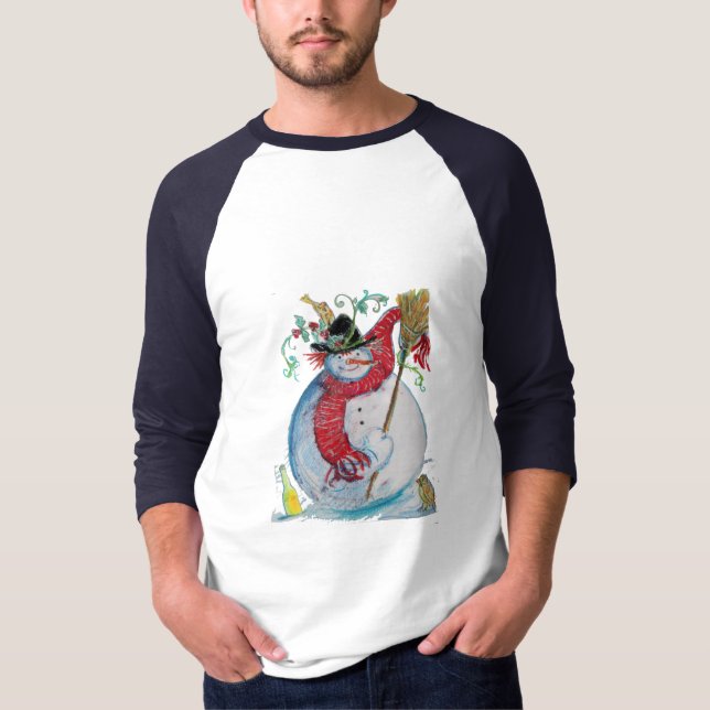 CAMISETA DRUNKEN SNOWMAN (Frente)