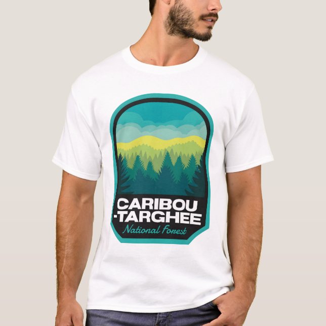 Camiseta Druou Targhee National Forest ID WY (Frente)