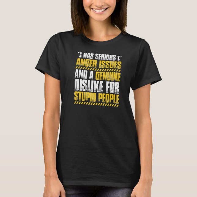 Camiseta Drywall Finisher Anger Issues Drywaller (Frente)