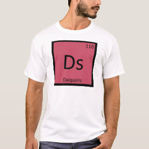 Camiseta Ds - Daiquiris Química Símbolo da Tabela Periódica