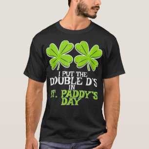 Camiseta Ds Duplos No Dia St Paddys Shamrock Funny Rua Patr