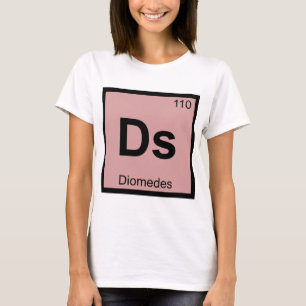 Camiseta Ds - Tabela Periódica de Química Diomedes Grego