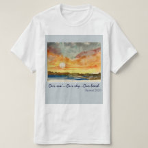 Camiseta D's Watercolor Sunset-Classic