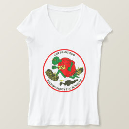 Camiseta DSE - pescoço feminino