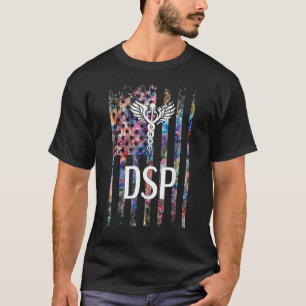 Camiseta Dsp American Flag Direct Support Professional Dsp