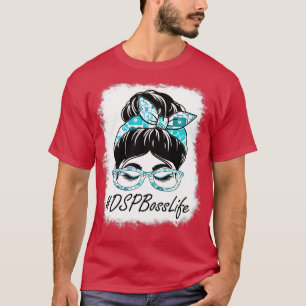 Camiseta DSP Boss Messy Bun Bleached Apreciação Mundial Hea