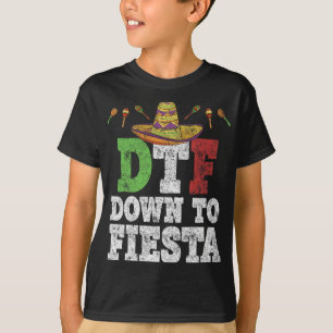 Camiseta Dtf Down To Fiesta Divertida Cinco De May