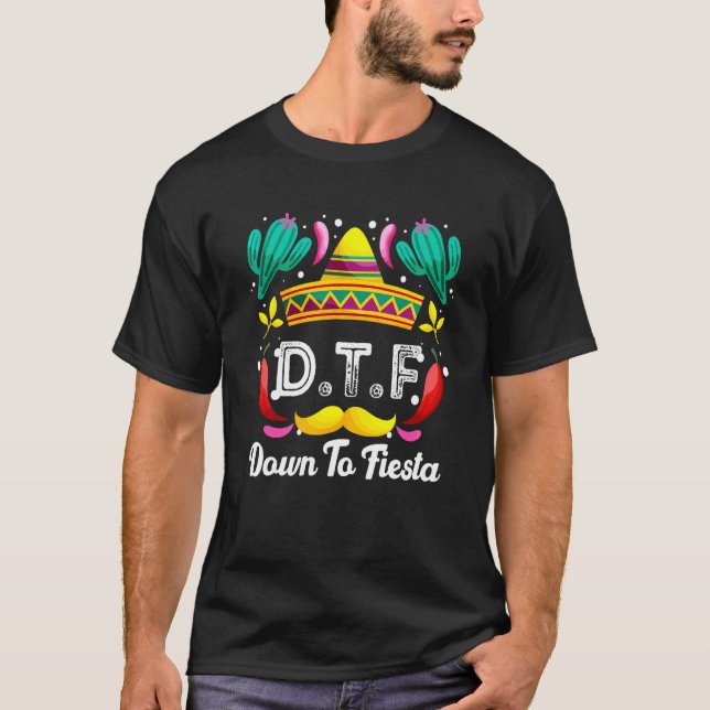 Camiseta Dtf Mexicano Para Festa Cinco De Mayo (Frente)