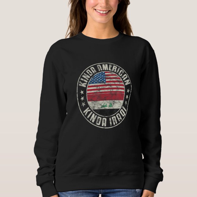 Camiseta Dual Citizenship American Iraqi Iraq Usa Flag_1 (Frente)