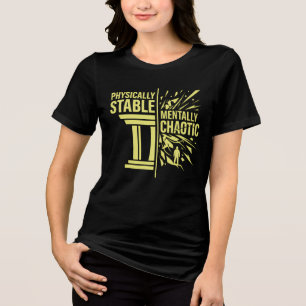 Camiseta Dualidade de Design Fisicamente Estável Mentalment