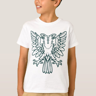 Camiseta Duas Águia de Cabeça - Verde Escuro
