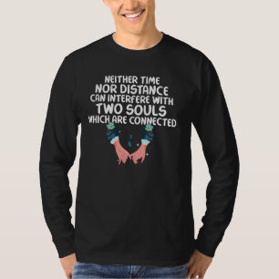 Camiseta Duas Almas que estão conectadas ao Namorados