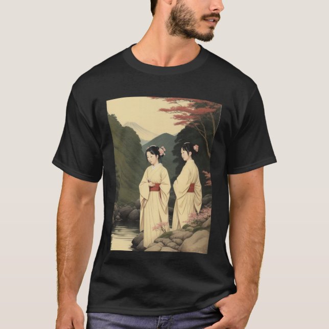 Camiseta duas beleza num riacho (Frente)
