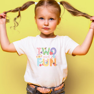 Camiseta Duas Diversões, Pastel Primavera Dois anos de idad
