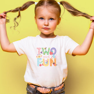 Camiseta Duas Diversões, Pastel Primavera Dois anos de idad