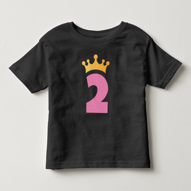 Camiseta Duas e a Coroa-Camiseta para crianças (Frente)