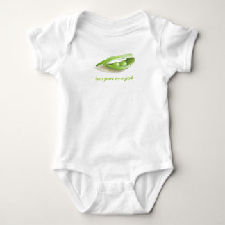 Camiseta Duas ervilhas em um vagem