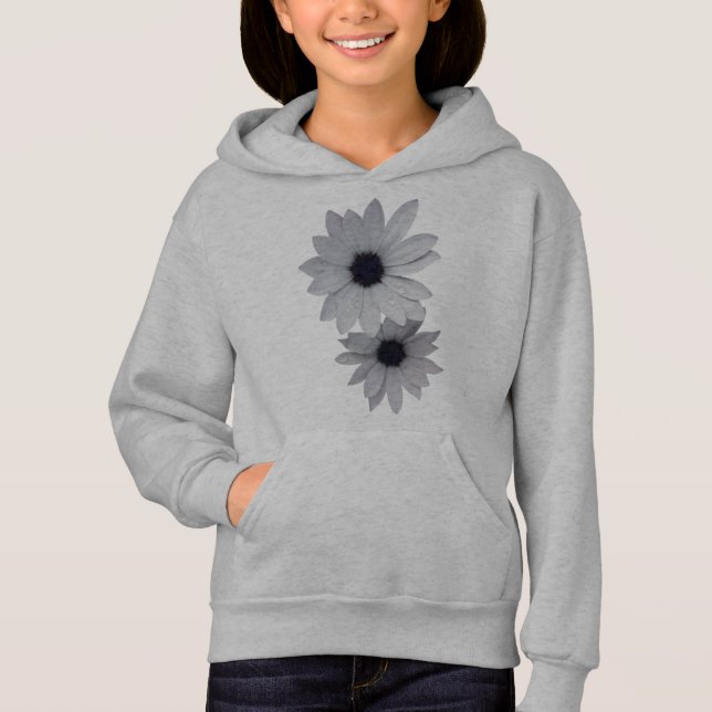 Camiseta duas flores brancas (Frente)