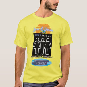 Camiseta Duas garotas para cada garoto Jan & Dean e Bíblia