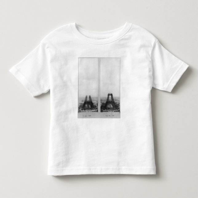 Camiseta Duas ideias da construção do Eiffel (Frente)