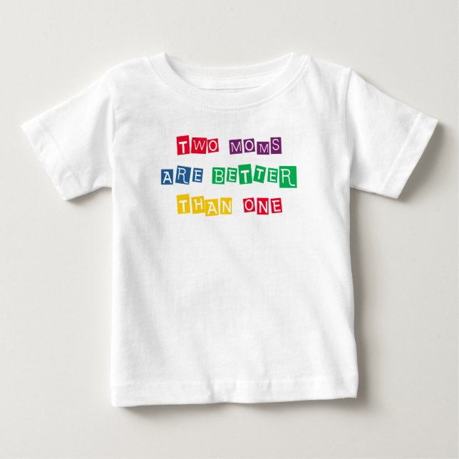 Camiseta Duas Mães São Melhores Que Uma (Frente)