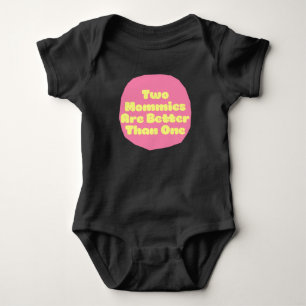 Camiseta Duas mamãs são melhores de um