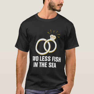 Camiseta Duas Menos Peixes No Mar Pun Casamento Noiva E Noi