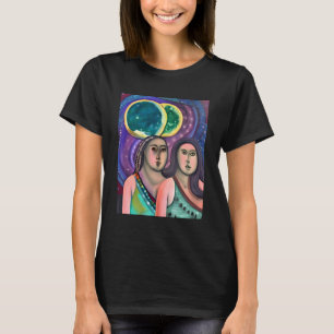 Camiseta Duas mulheres debaixo da lua